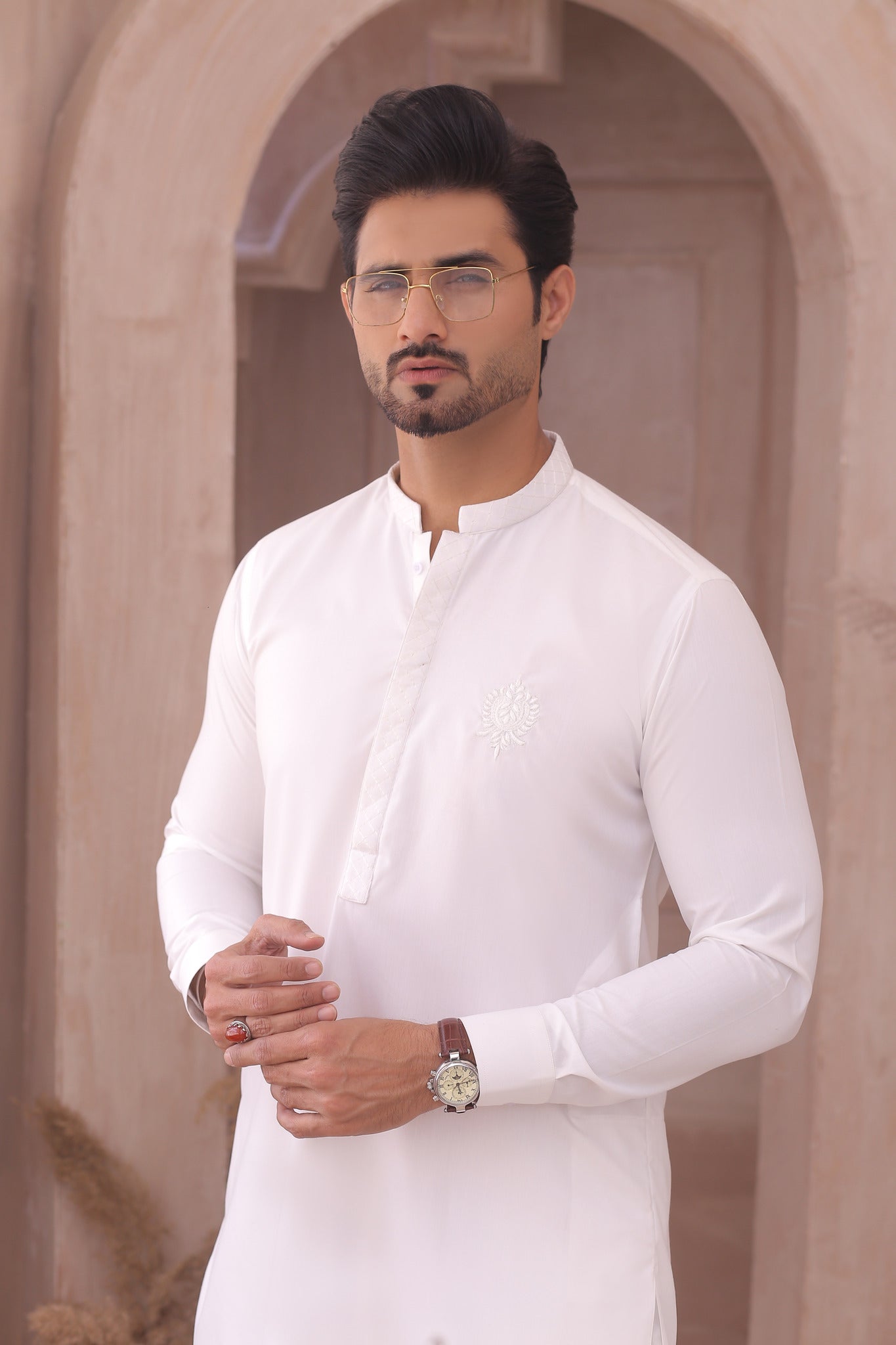 DM701 White Kurta Pajama