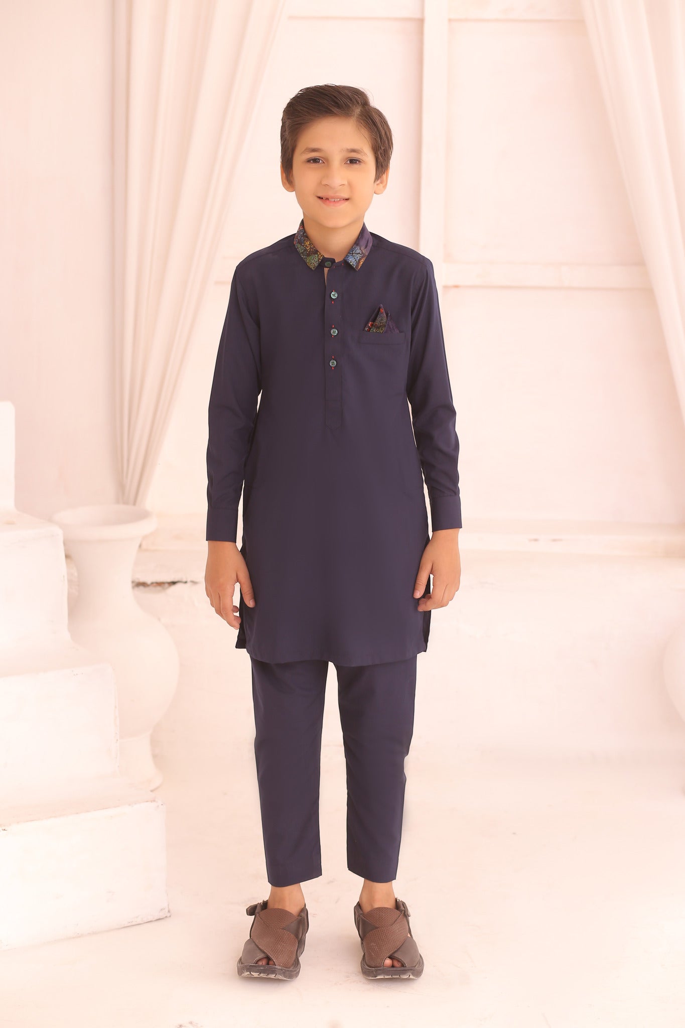 DMW Blue Junior Kurta Pajama Suit