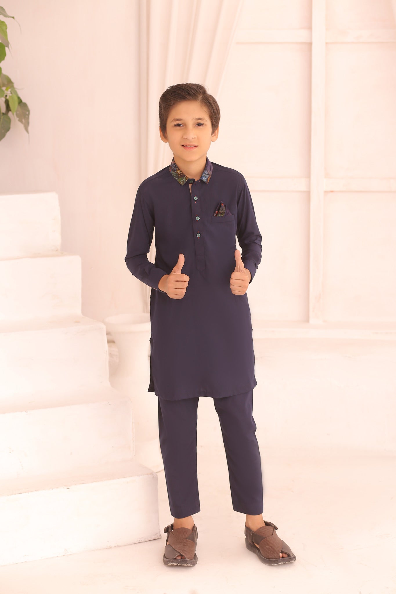 DMW Blue Junior Kurta Pajama Suit