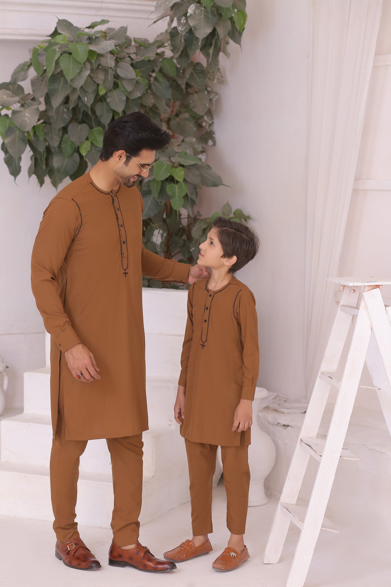 DMW FS Tan Kurta Pajama Suit