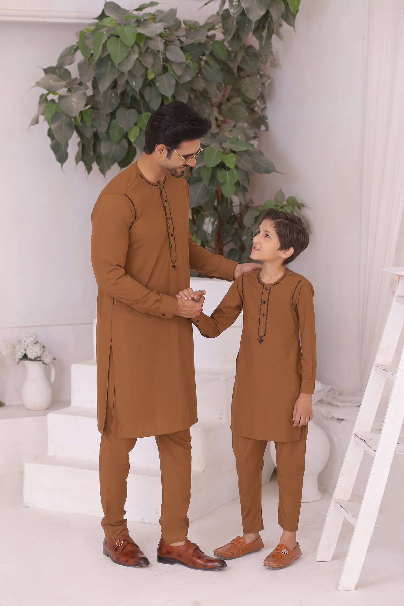 DMW FS Tan Kurta Pajama Suit