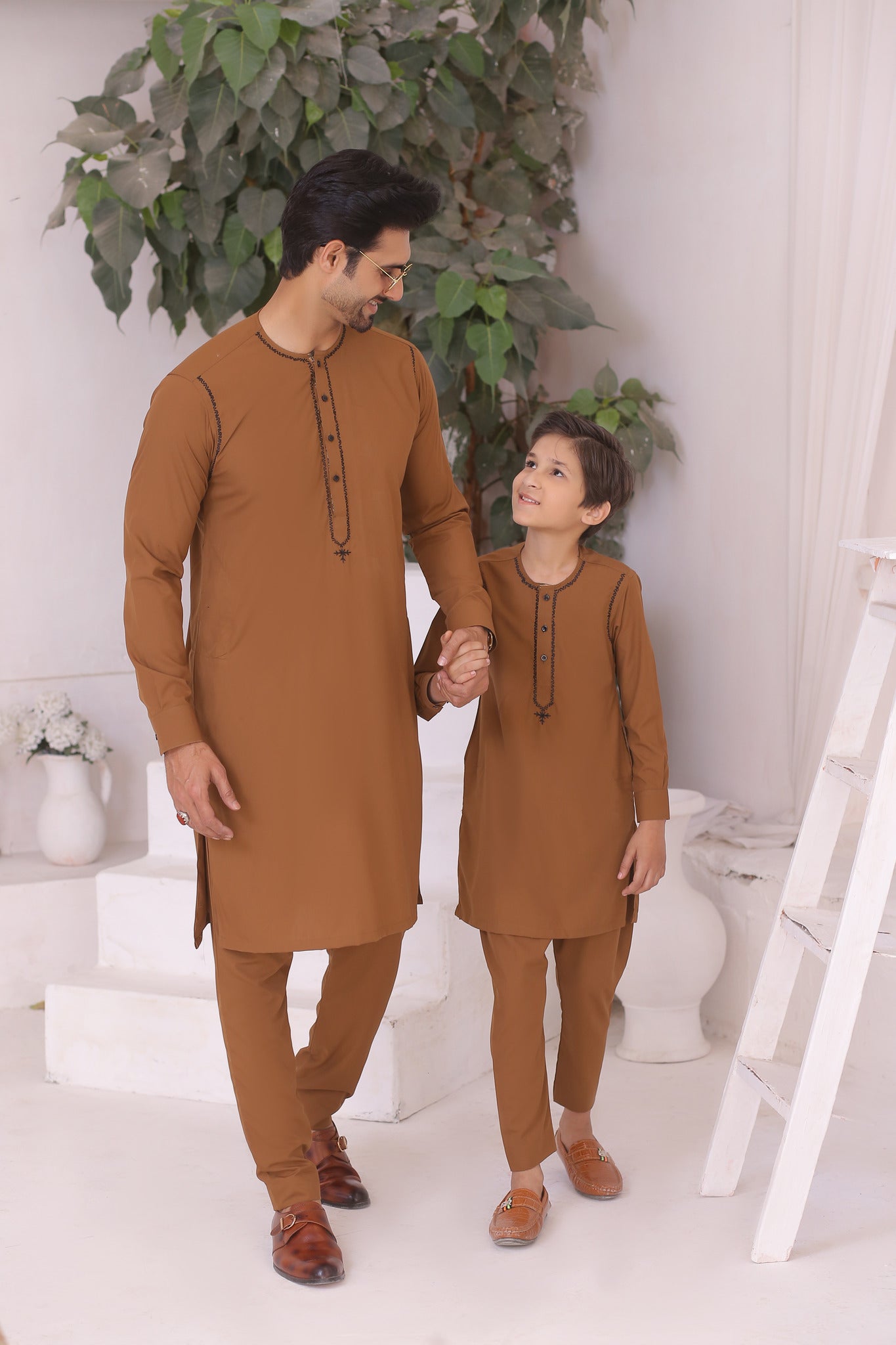 DMW FS Tan Kurta Pajama Suit