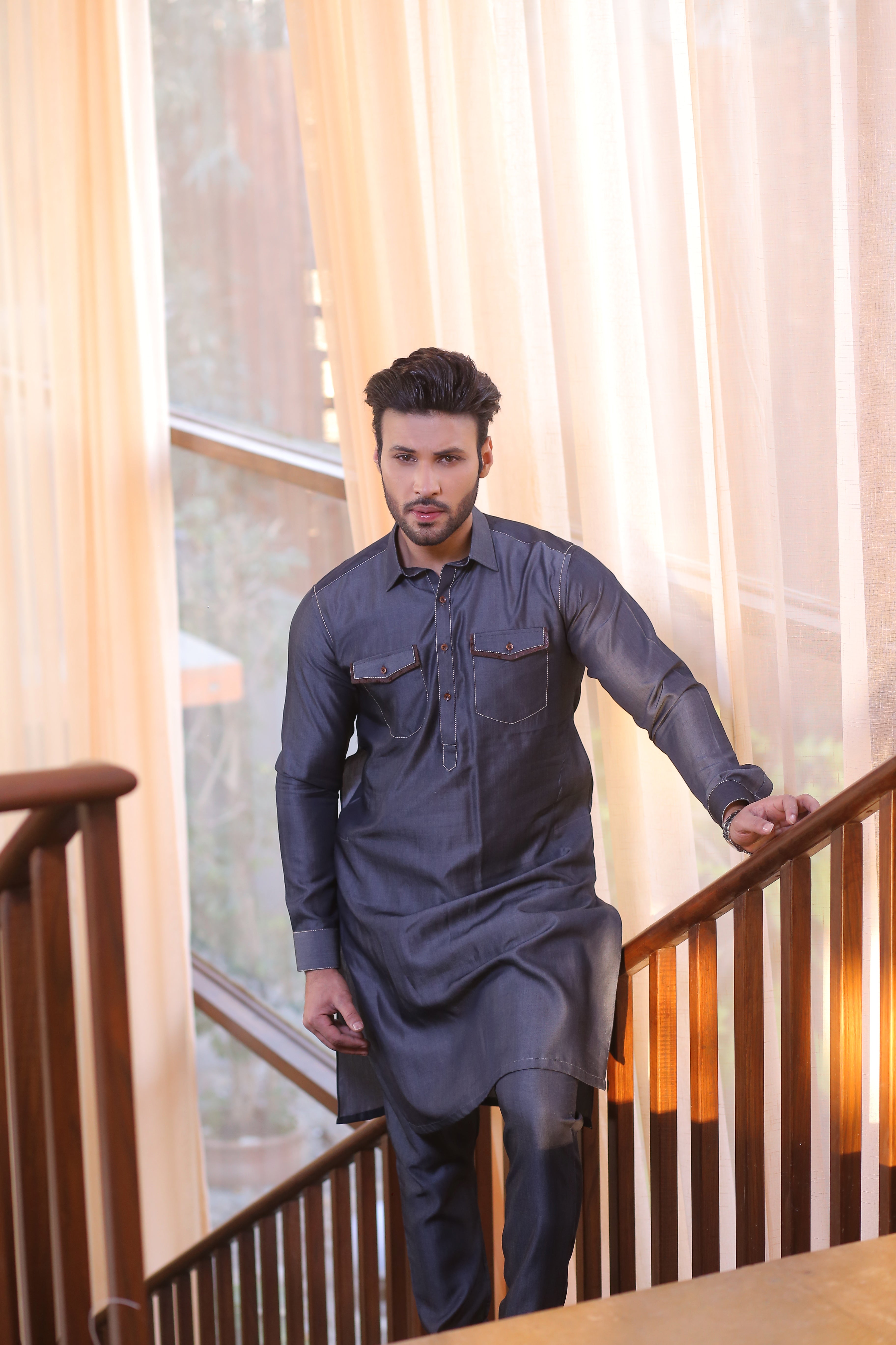 DM 697 Jeans Kurta Pajama